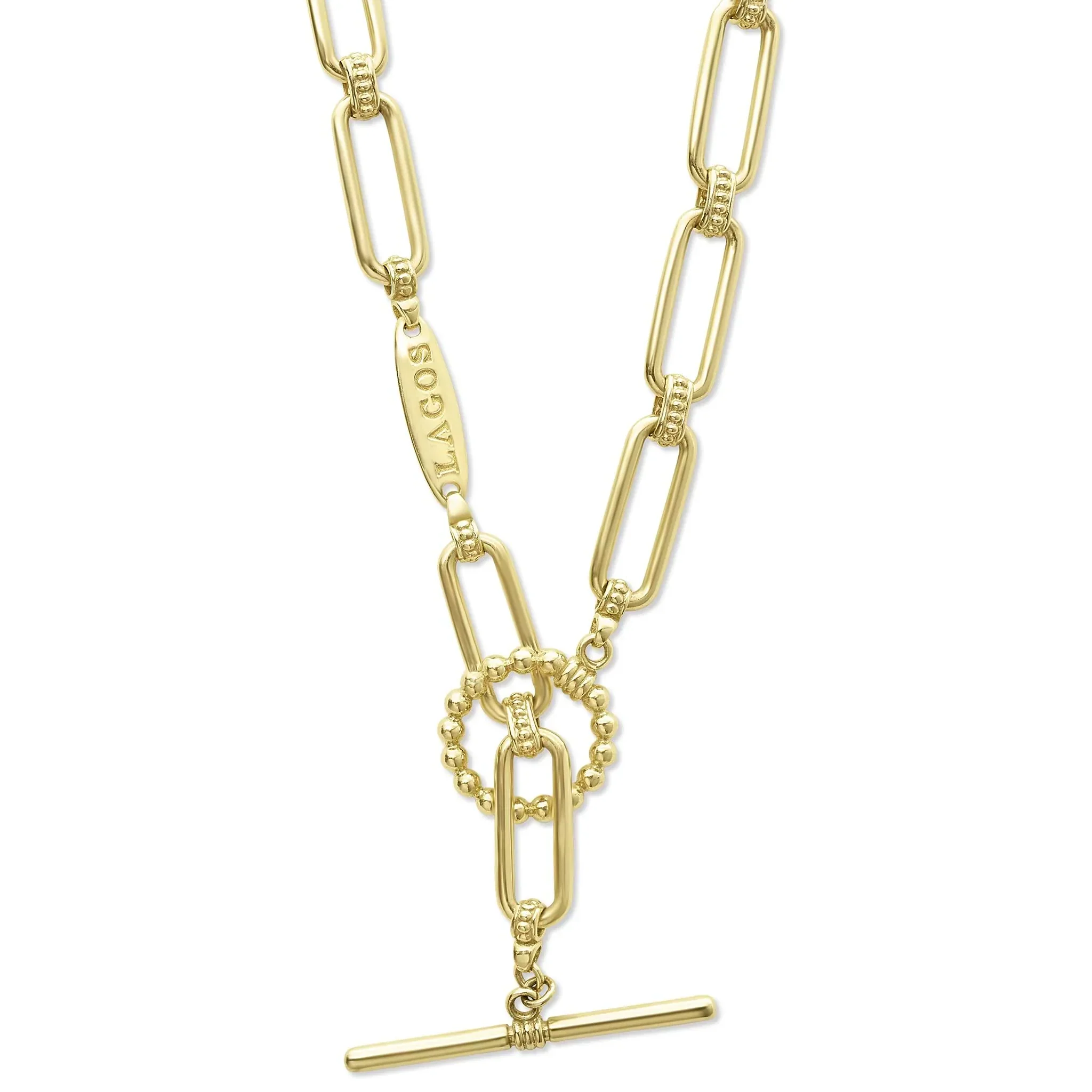 18K Gold Petite Link Necklace - Image 2