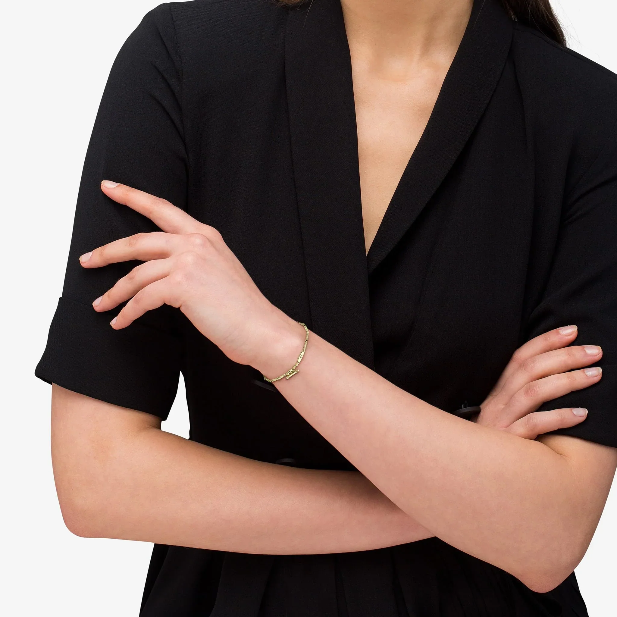 18K Gold Superfine Caviar Bracelet - Image 3