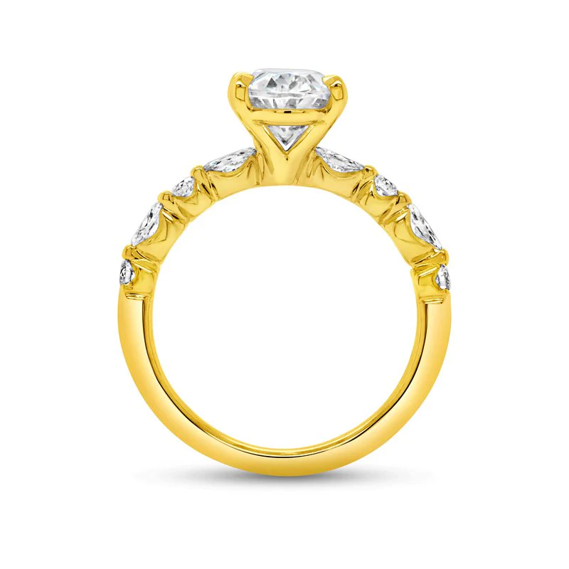 18K Yellow Gold 0.38ct Diamond Engagement Ring - Image 2