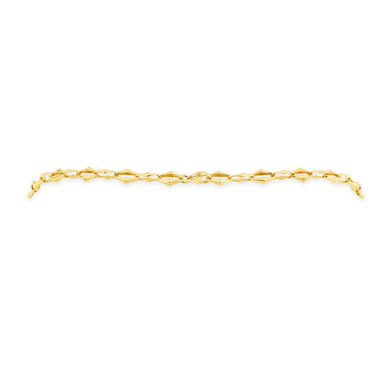 18K Yellow & White Gold 2.32ctw Diamond Link Necklace - Image 2