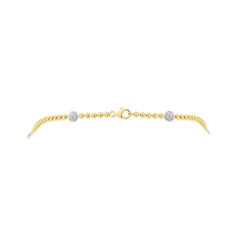 18K Yellow & White Gold 6.06ctw Diamond Opera Necklace - Image 2