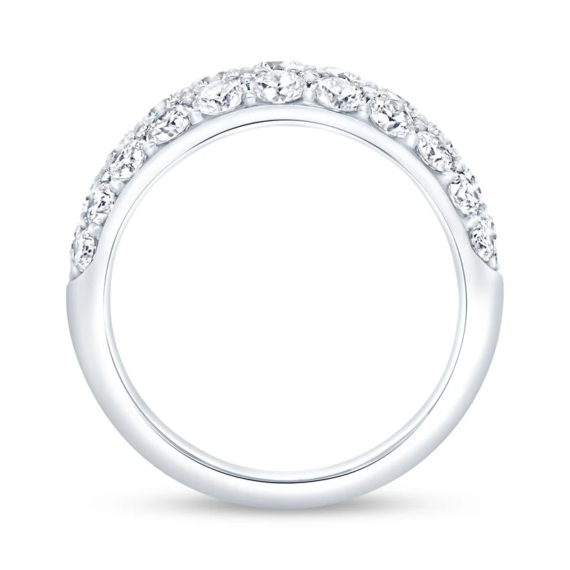 Diamond 3-Row Fashion Ring - Image 2
