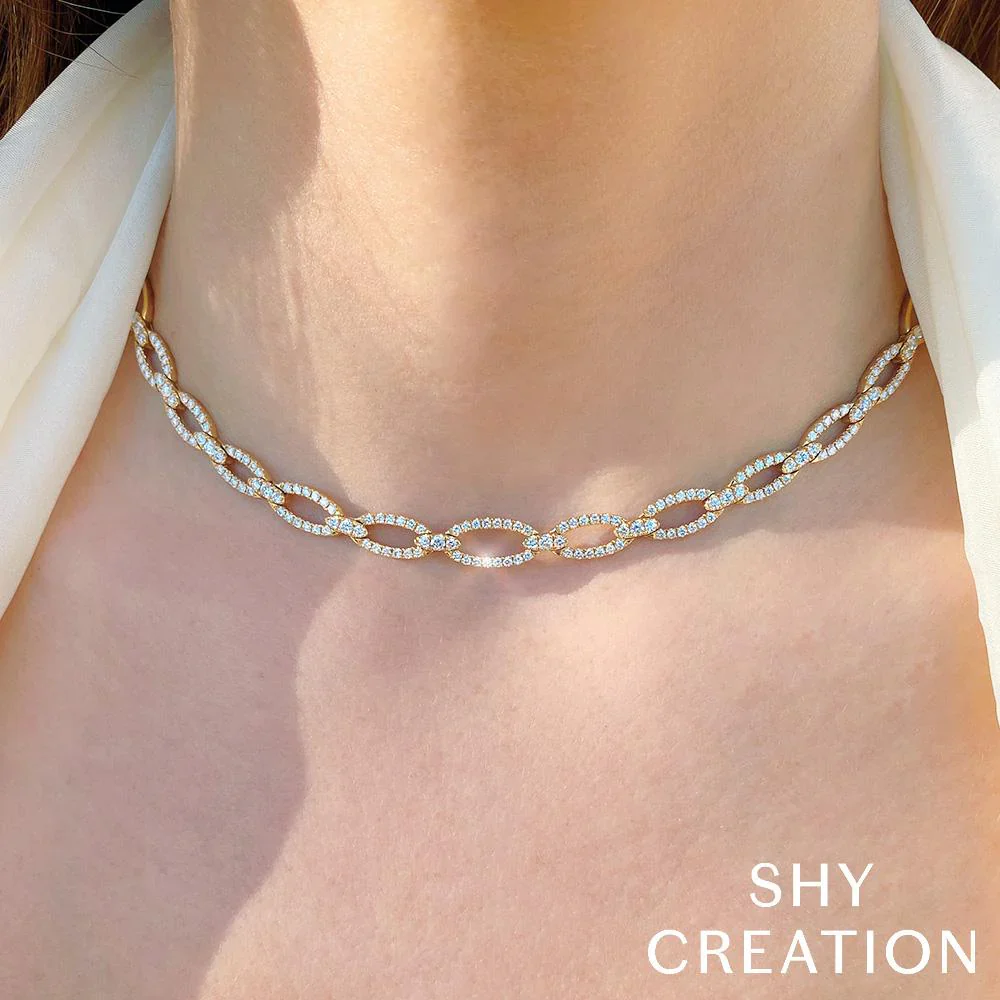2.53ctw Diamond Link Necklace - Image 2