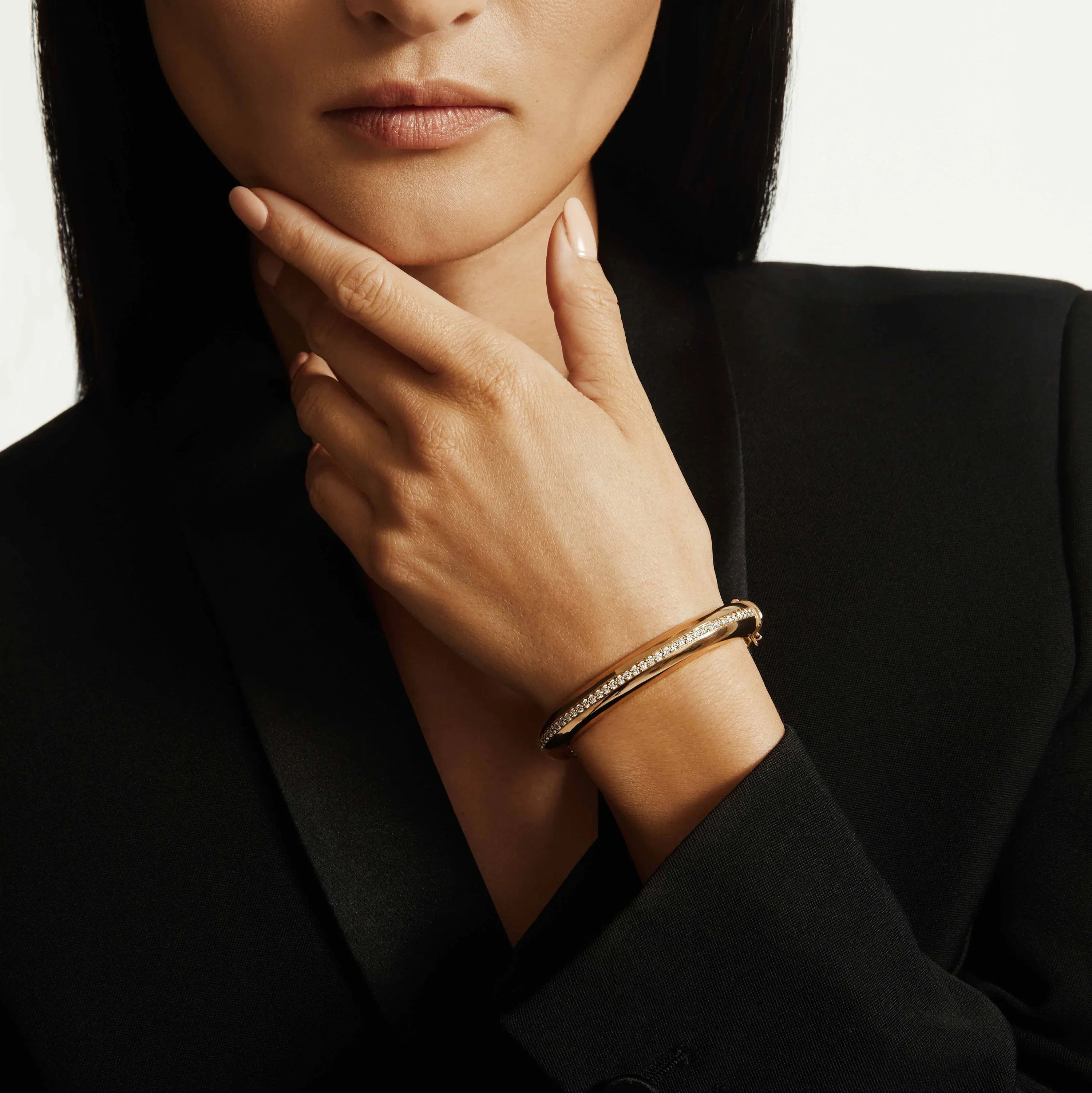 1.58ctw Diamond Orb Split Hinged Bracelet - Image 3
