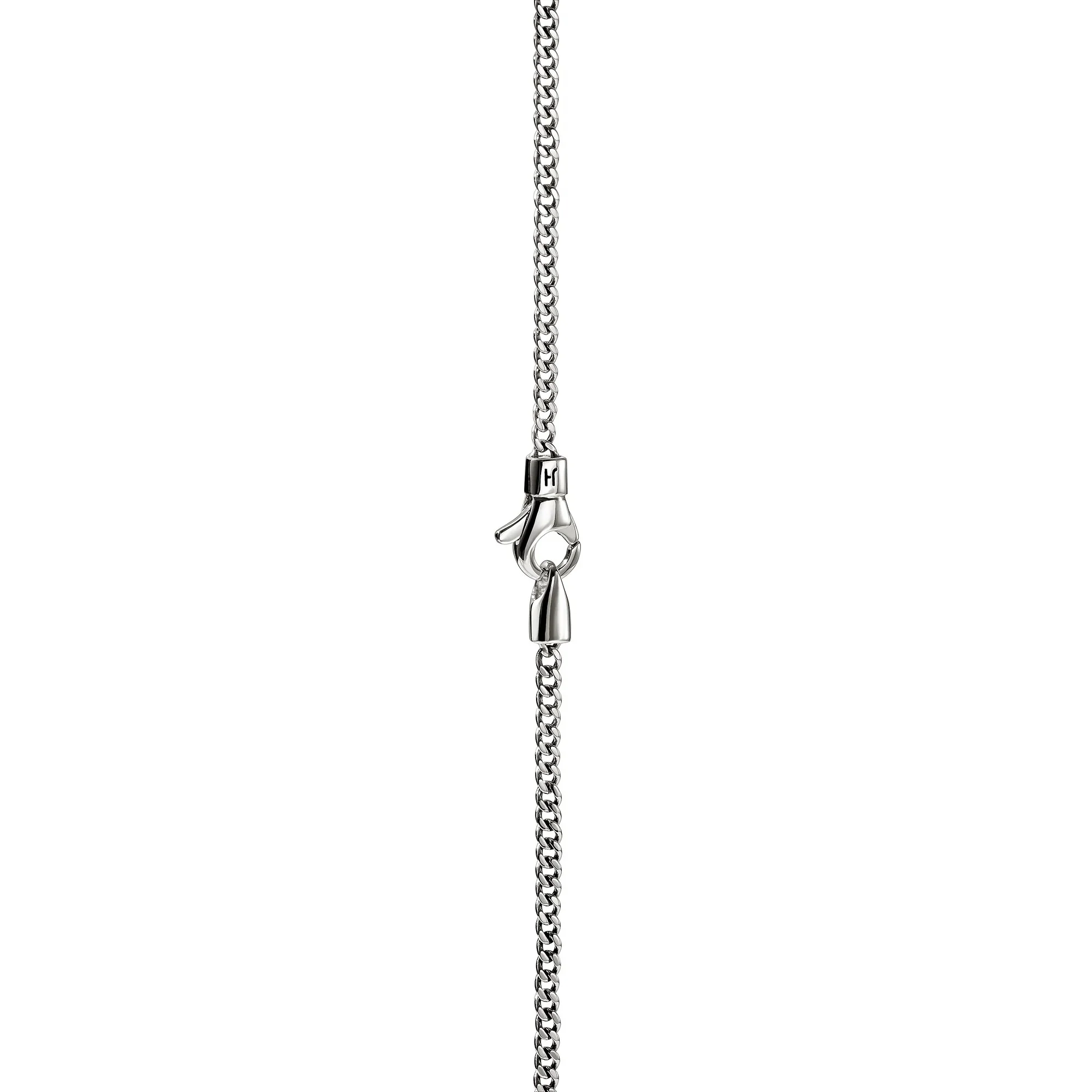 22" Sterling Silver Curb Chain Necklace 2.1MM - Image 2