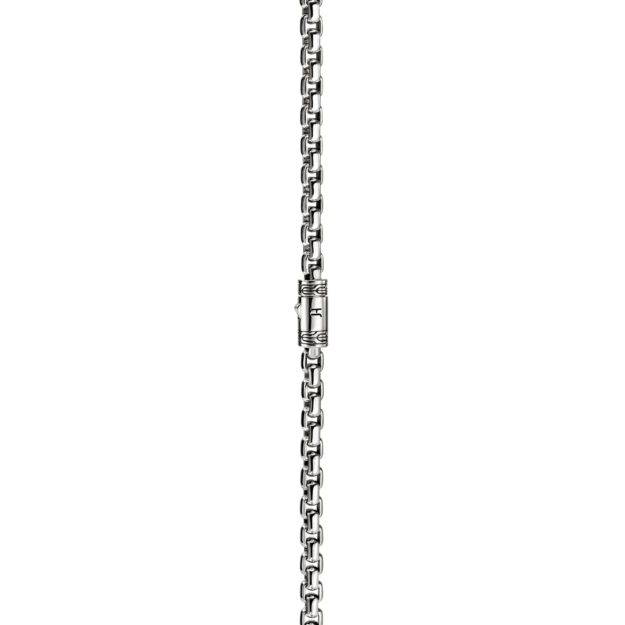24" Sterling Silver Box Chain Necklace 4.8MM - Image 2