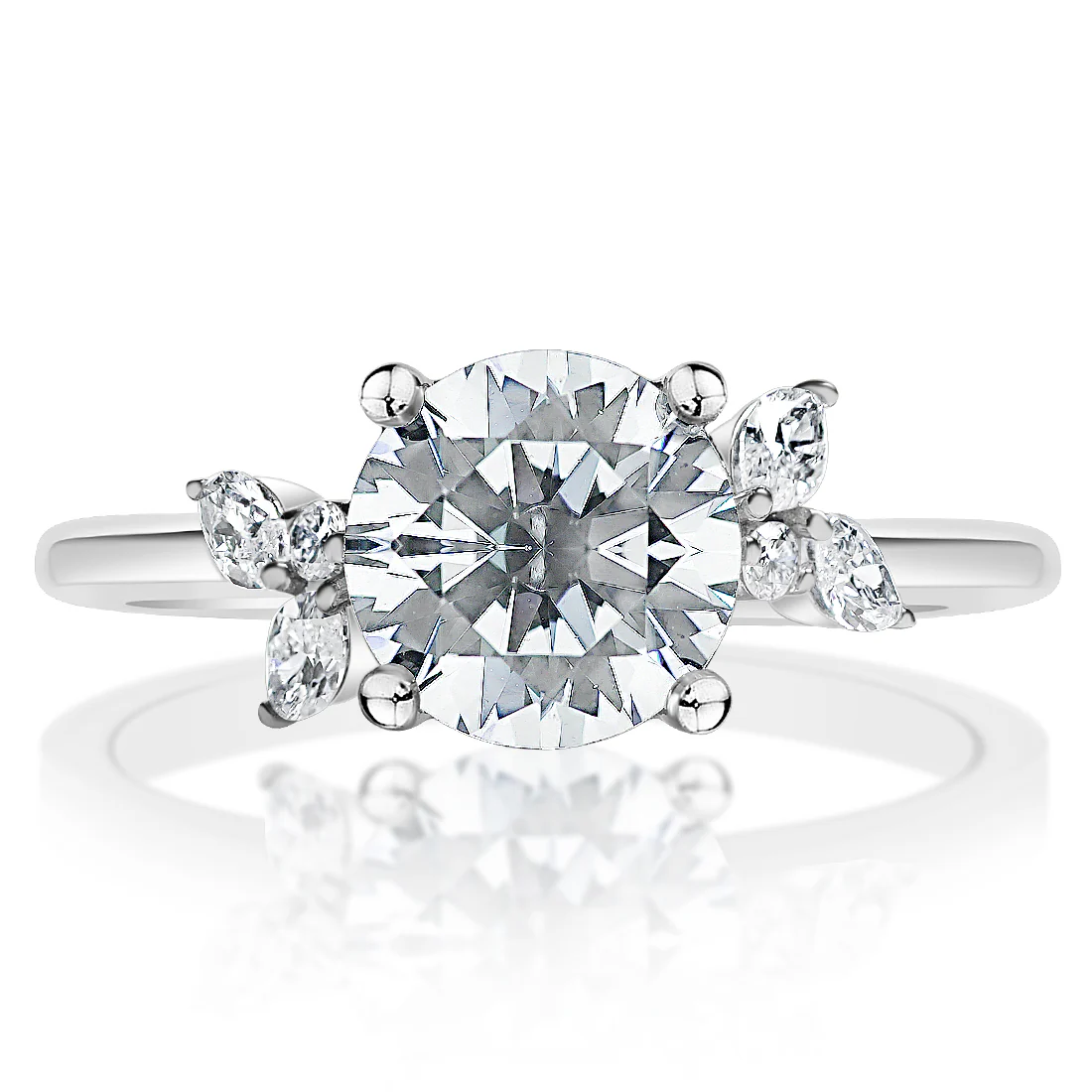 .26ctw Round Cut Diamond Engagement Ring - Image 3