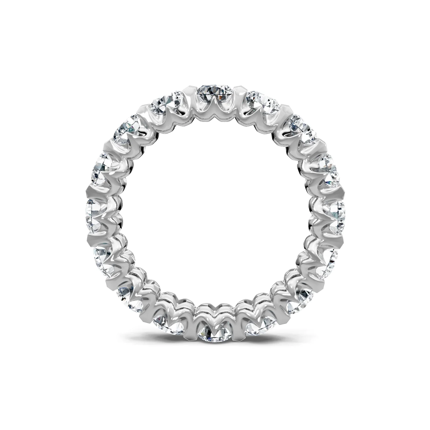 3.0ctw Round Diamond Imagine Set Eternity Band - Image 3
