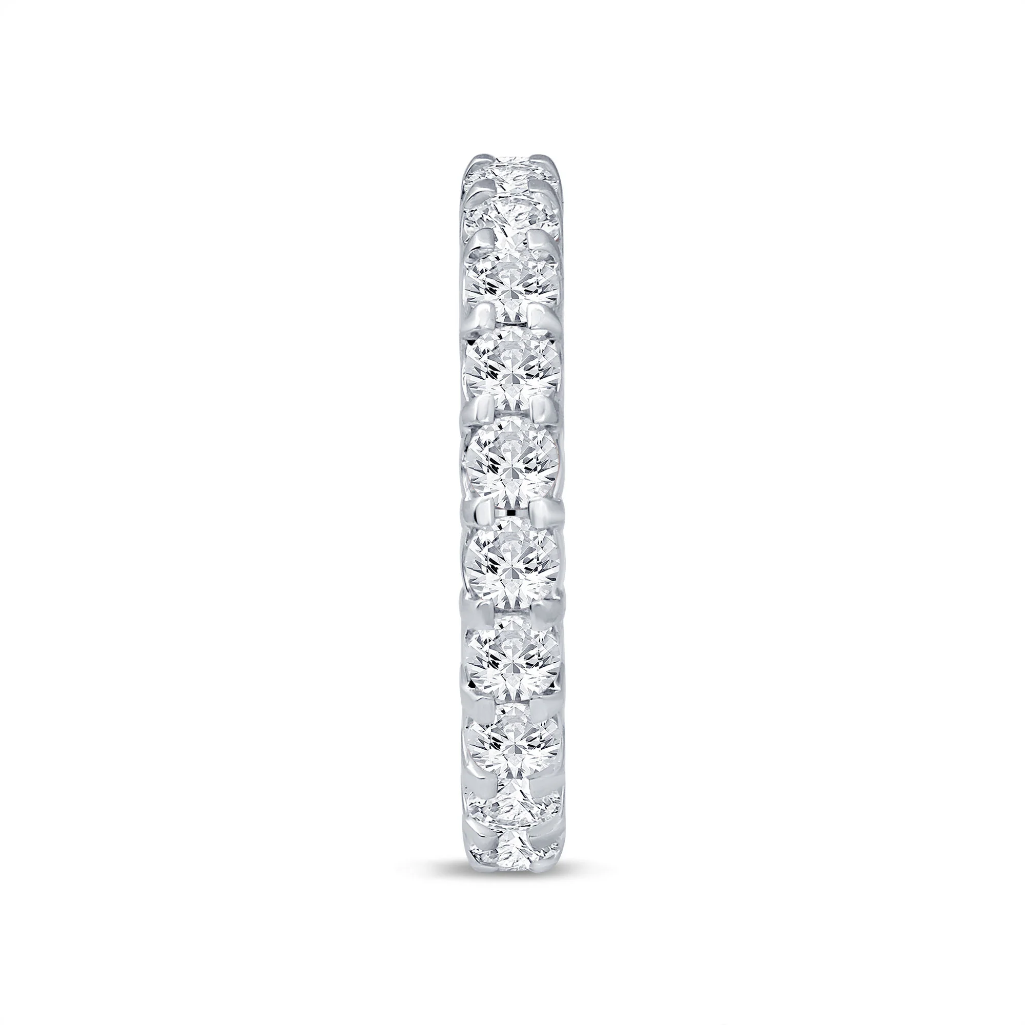 3.0ctw Round Diamond Shared Prong Platinum Eternity Band - Image 3