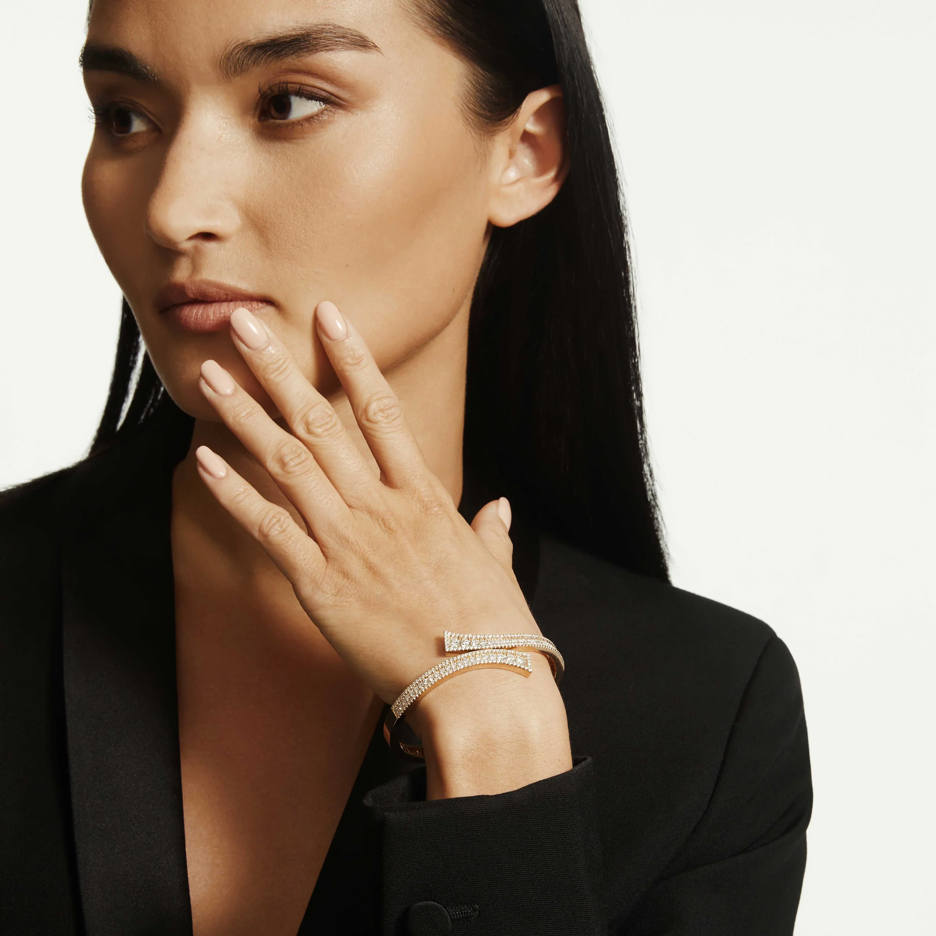 3.50ctw Diamond Europa Bypass Cuff - Image 2