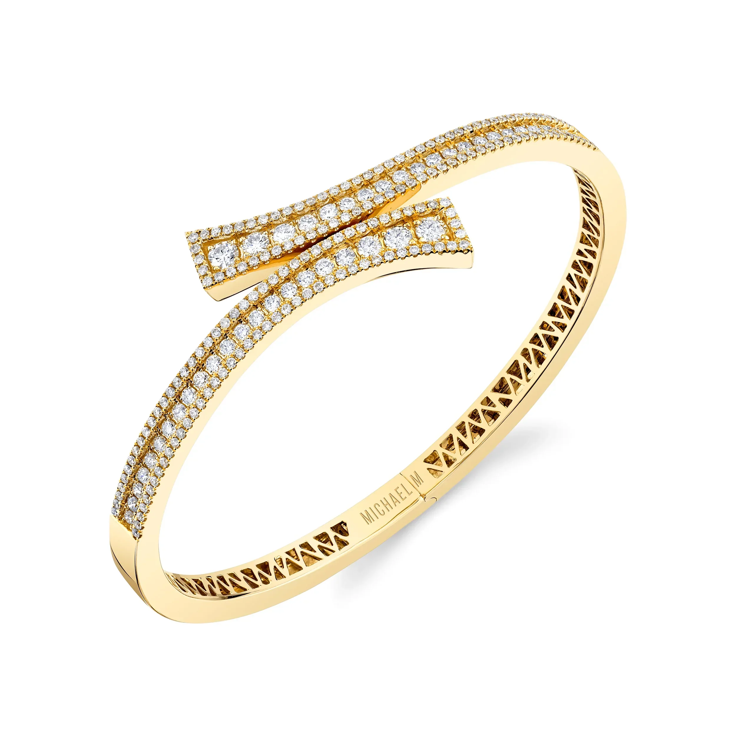 3.50ctw Diamond Europa Bypass Cuff - Image 3