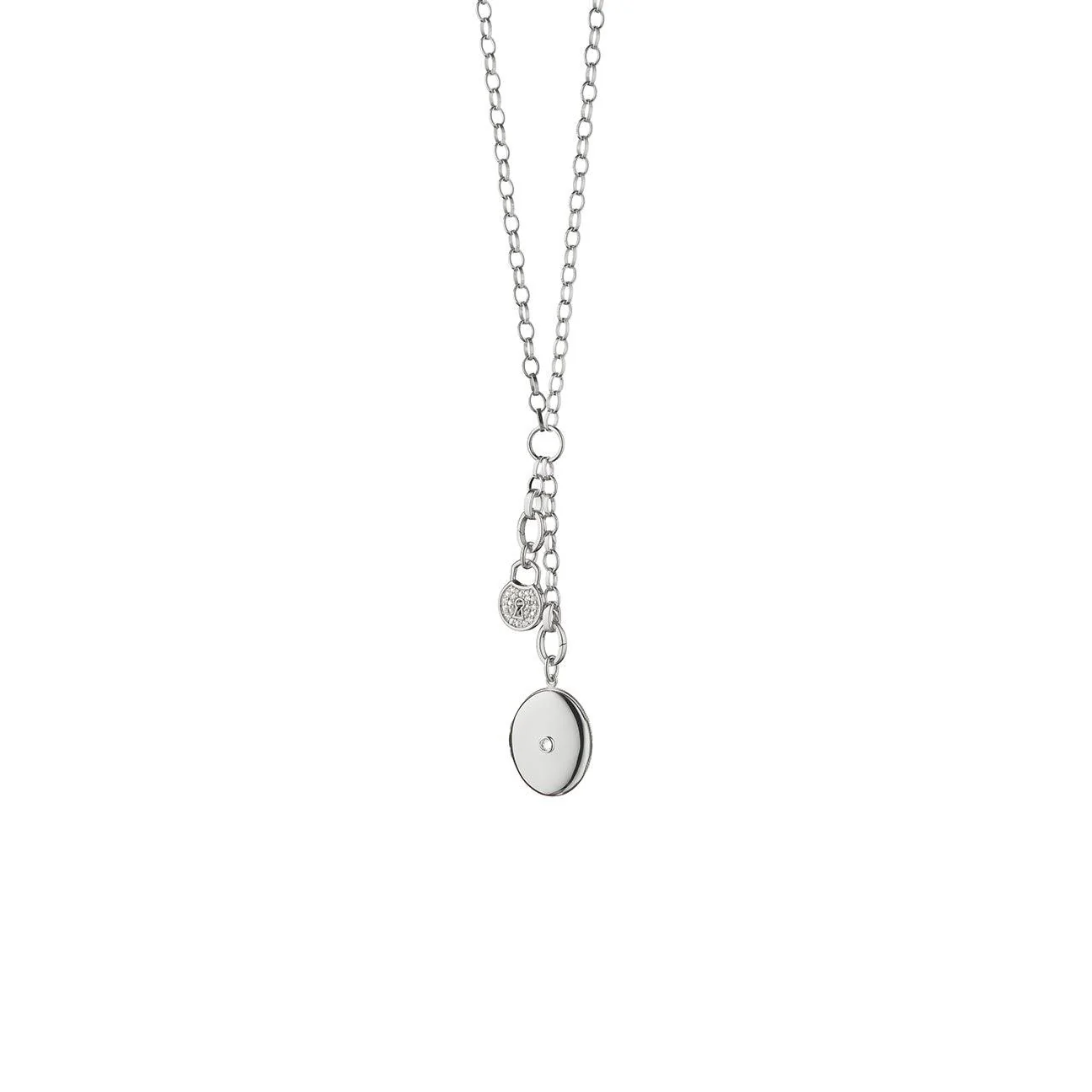 34" "Design Your Own" Large Link Charm Chain Necklace - Image 3