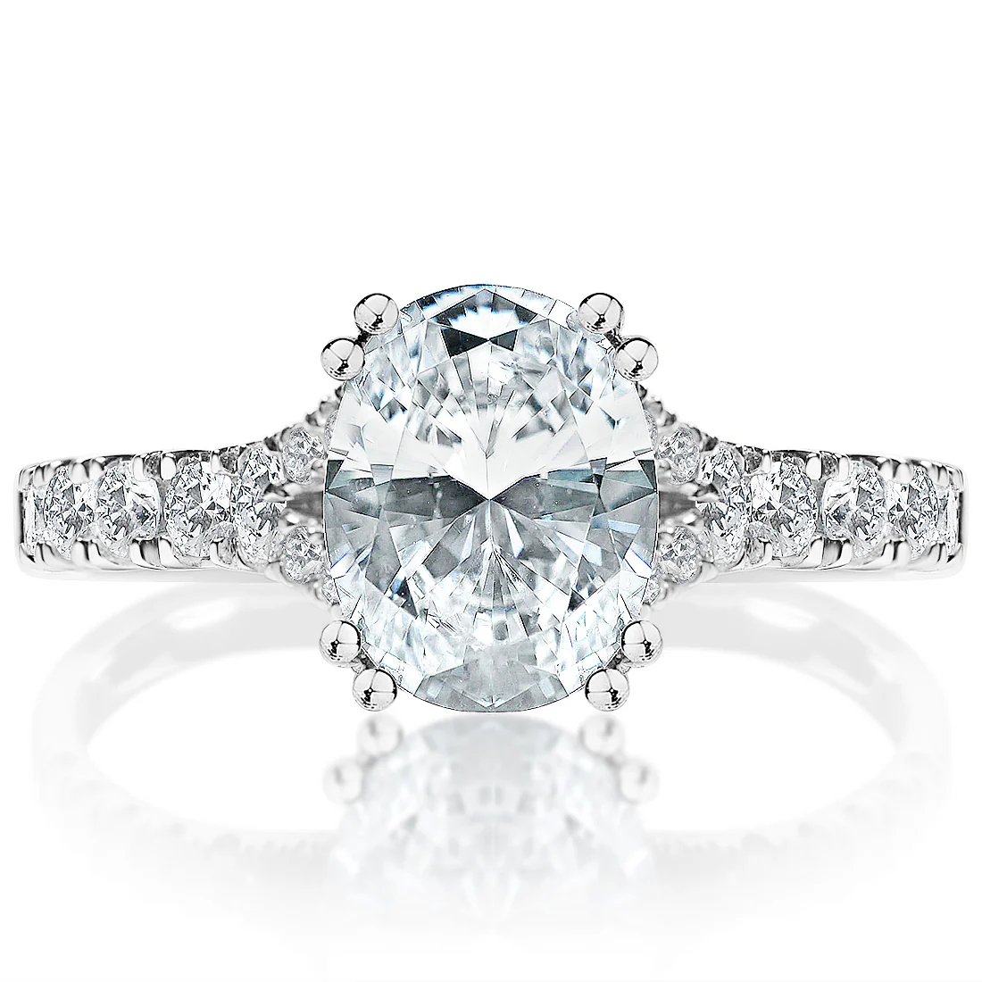.45ctw Oval Cut Diamond Engagement Ring - Image 3
