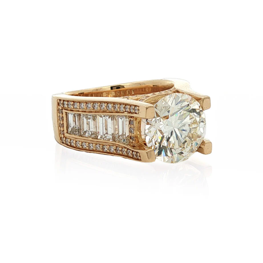 6.77ctw Diamond Engagement Ring - Image 2