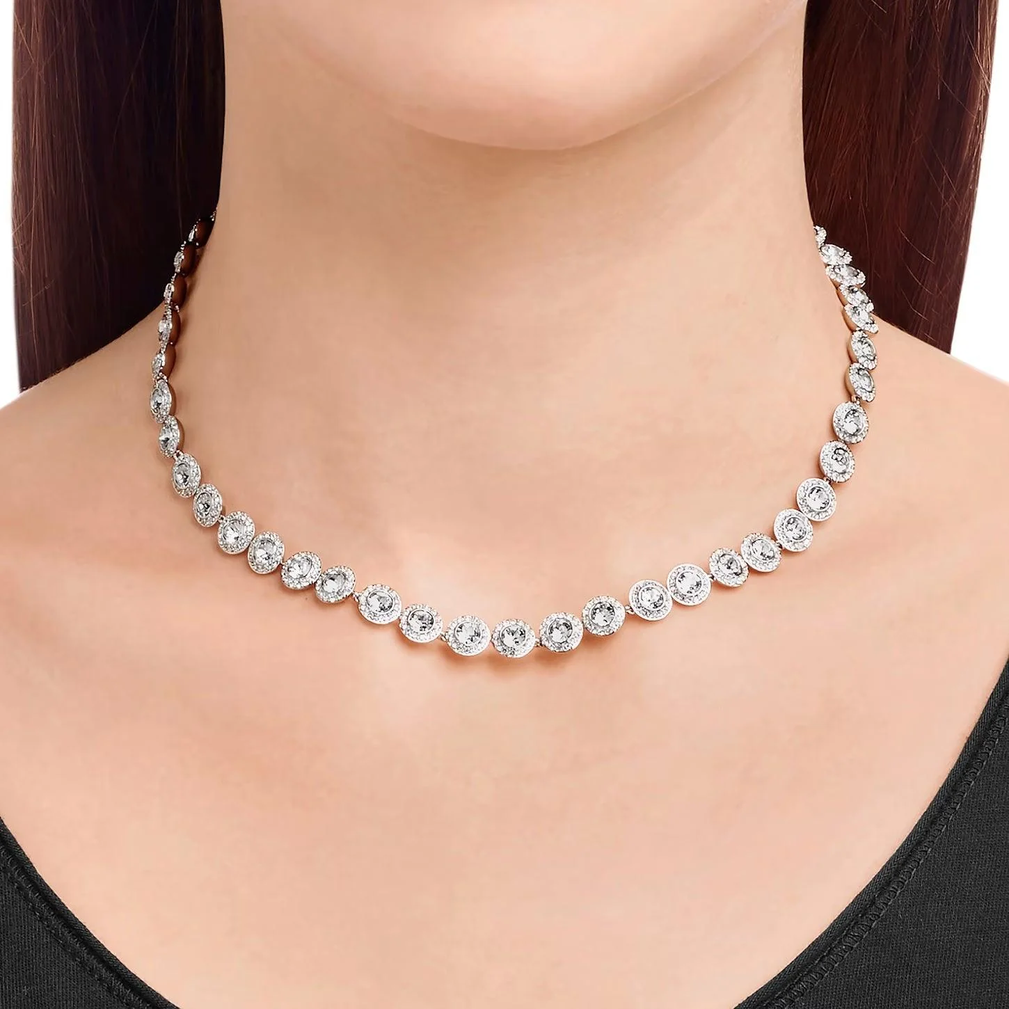 Angelic All-Around Round Cut Necklace - Image 2