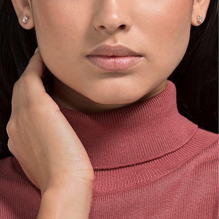 Attract Stud Earrings - Square cut crystal - Image 4