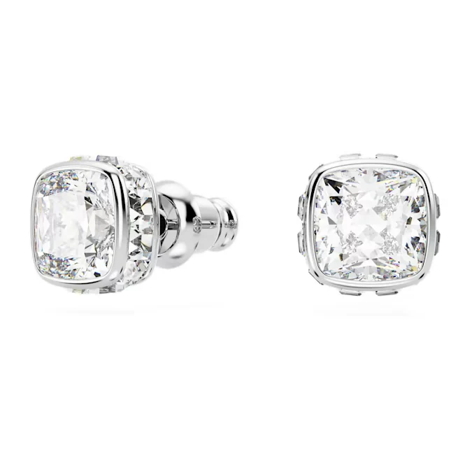 Birthstone Stud Earrings - April - Image 2