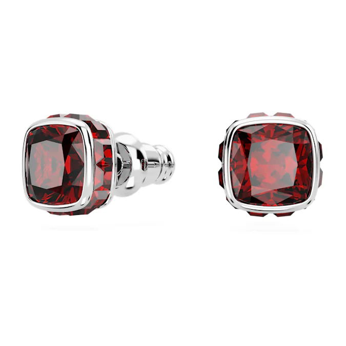 Birthstone Stud Earrings - January - Image 2