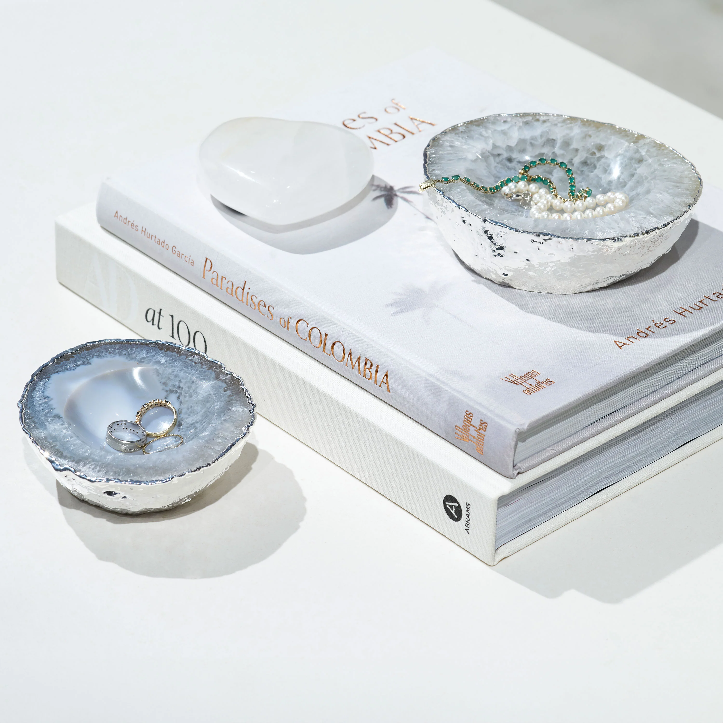 Casca Bowl, Agate & Silver - Image 4