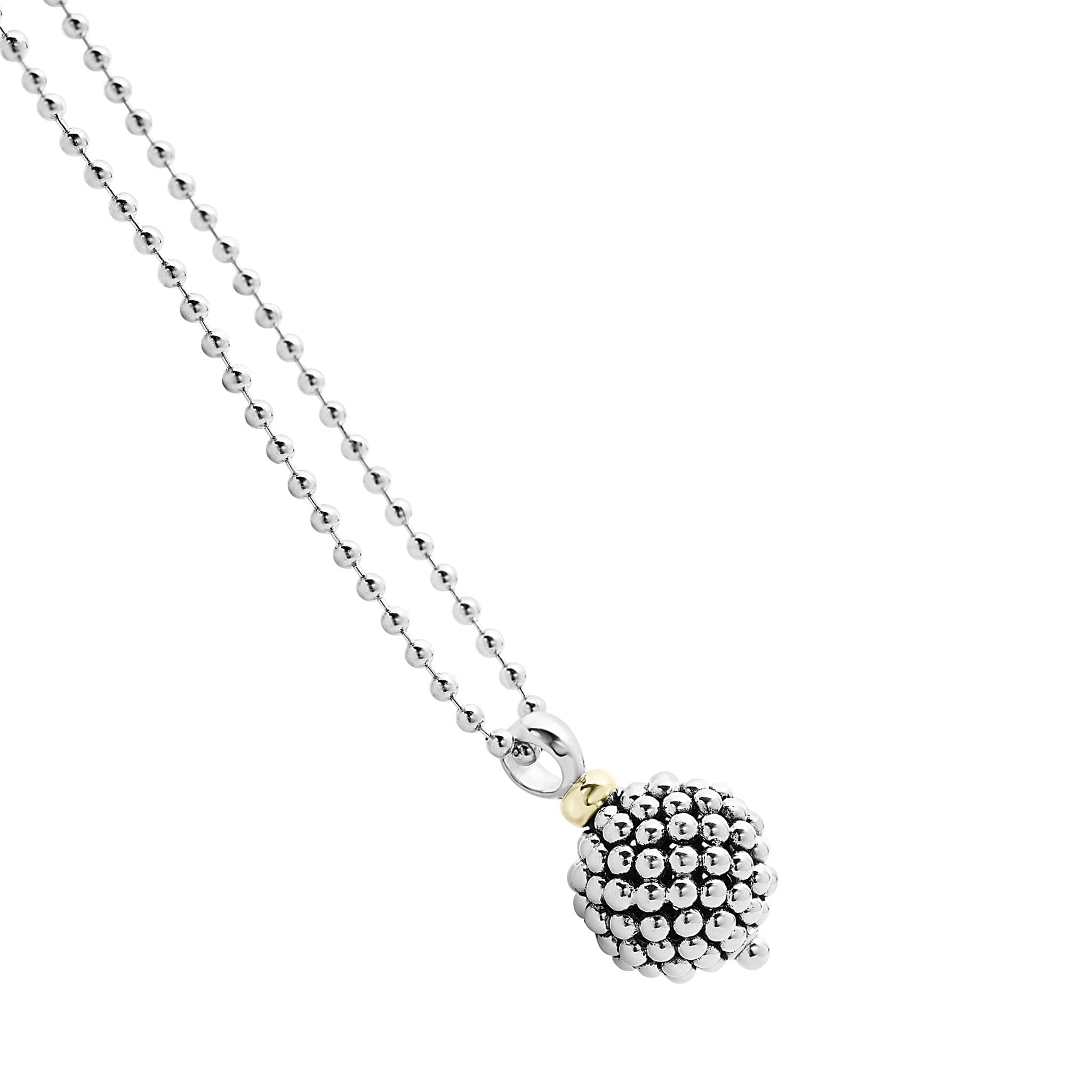 Caviar Ball Pendant Necklace - Image 2