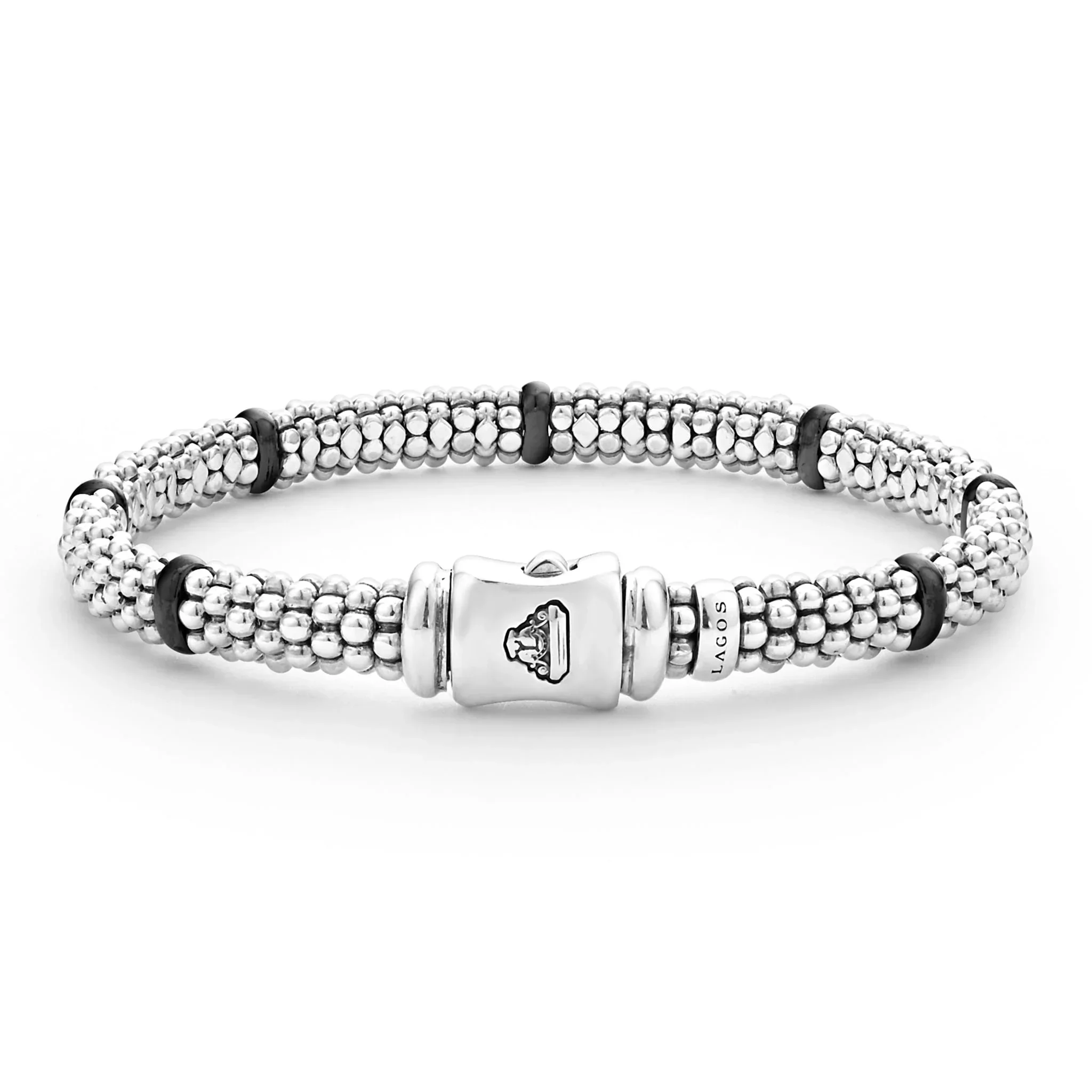 Ceramic Station Caviar Bracelet | 6mm - Image 3
