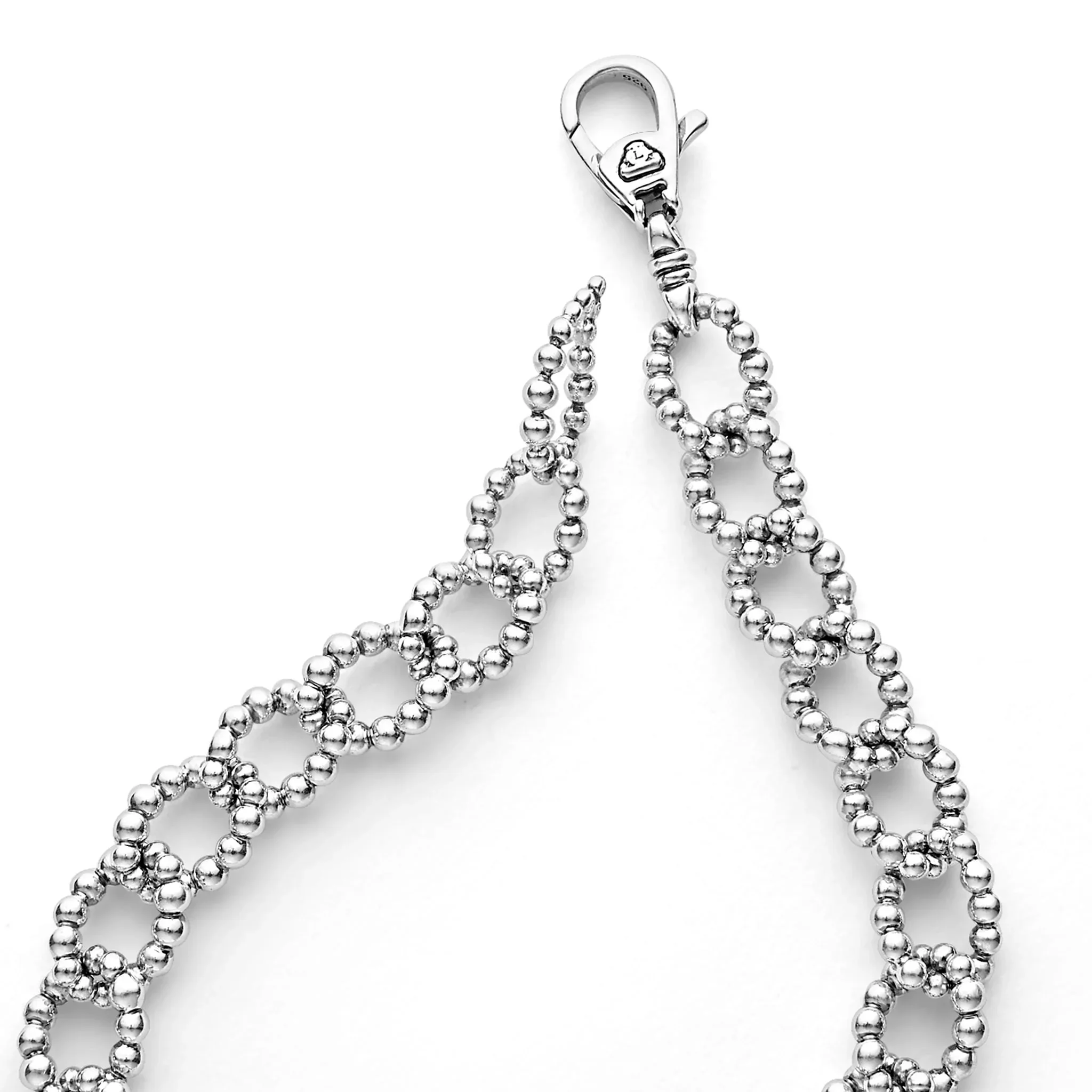 Circle Diamond Link Bracelet - Image 3