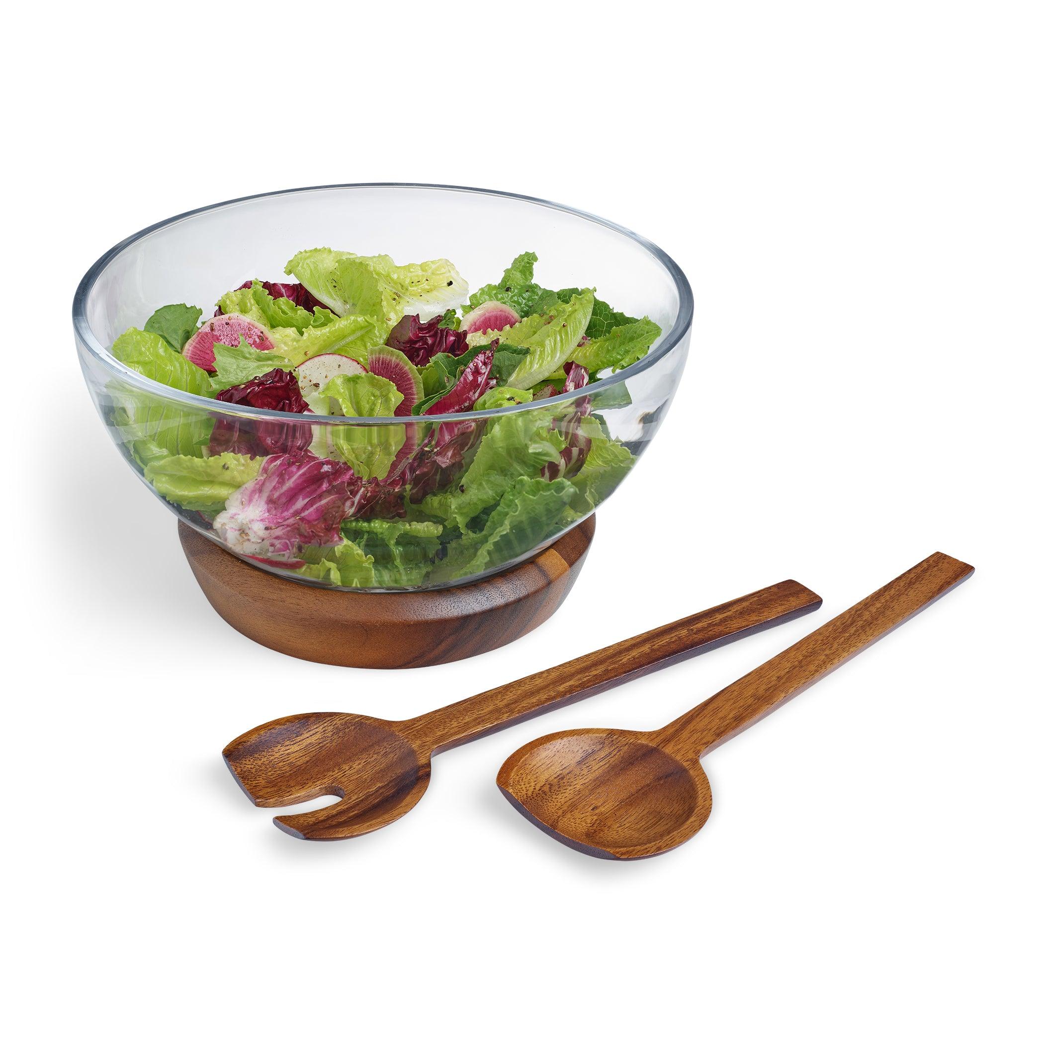 Cooper Salad Bowl w/ Servers - Image 2