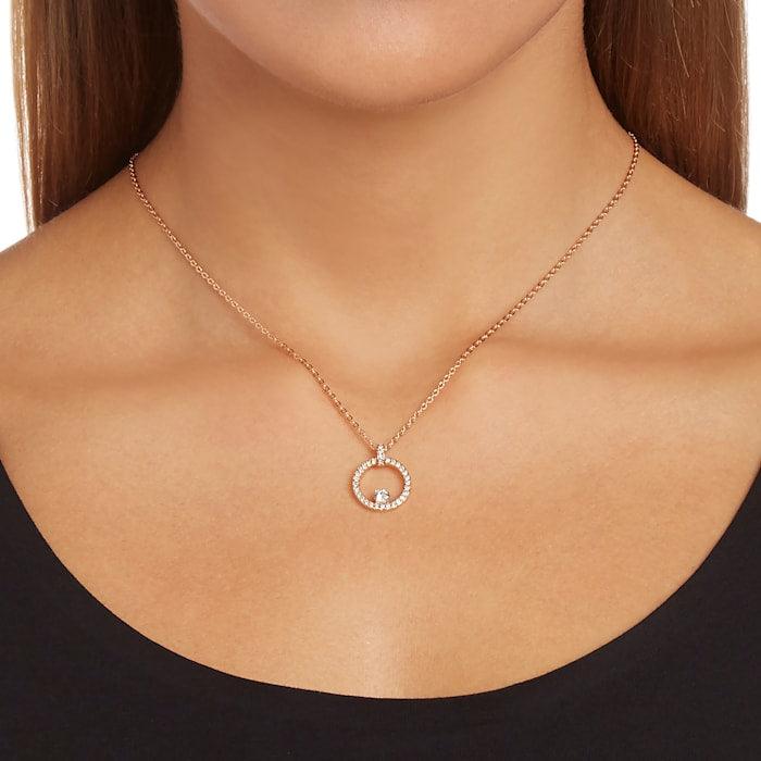 Creativity Circular Pendant, Rose-Gold Plated - Image 3