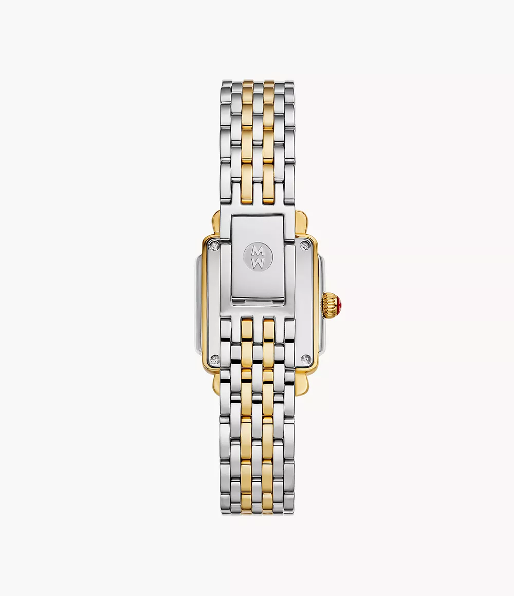 Deco Madison Mini Diamond Two-Tone 18K Gold-Plated Watch - Image 2