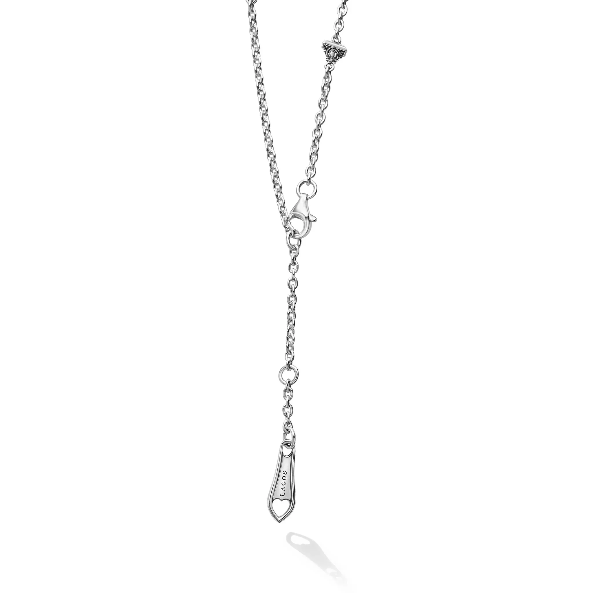 Diamond Circle Pendant Necklace - Image 3