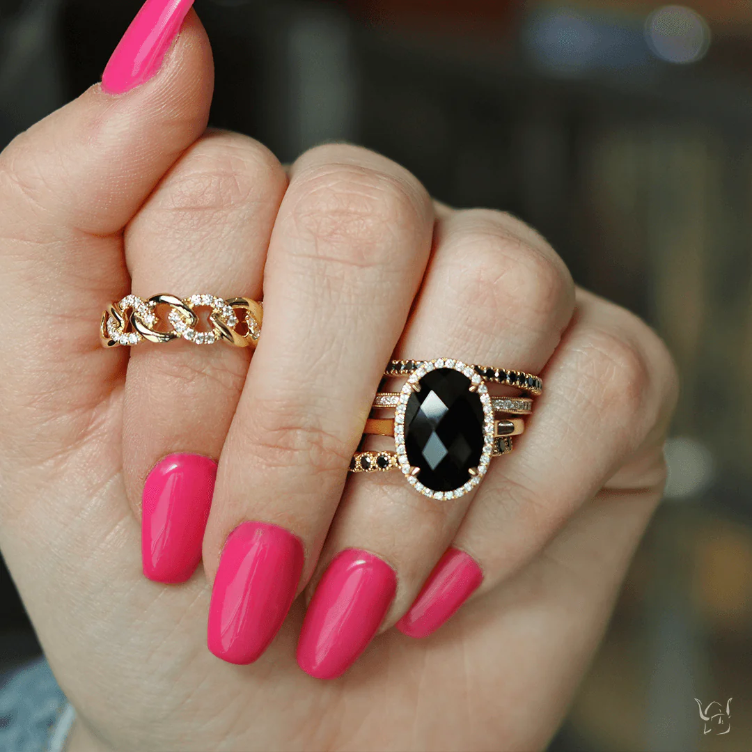 0.22ctw Diamond Fashion Link Ring - Image 4