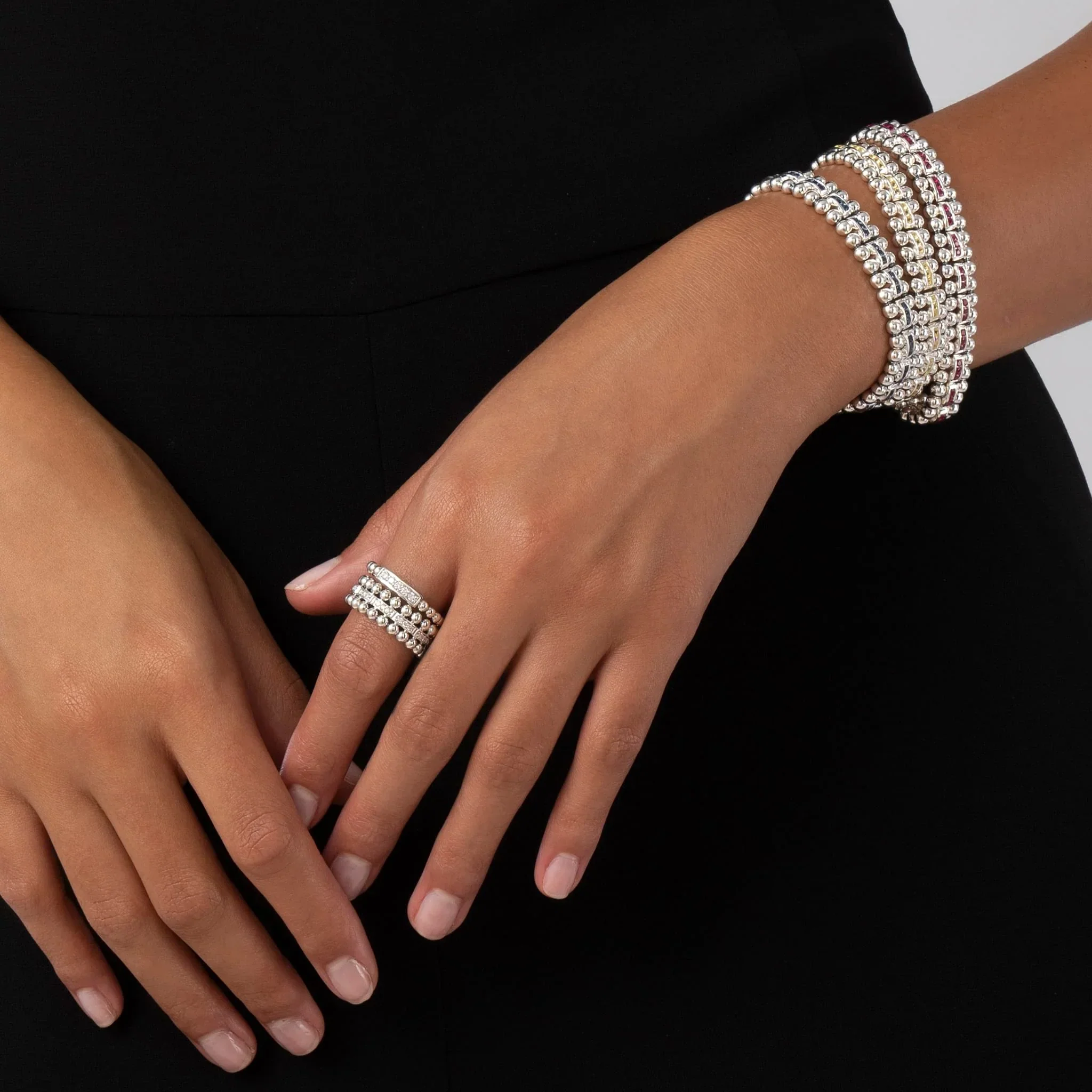 Diamond Stacking Ring - Image 4