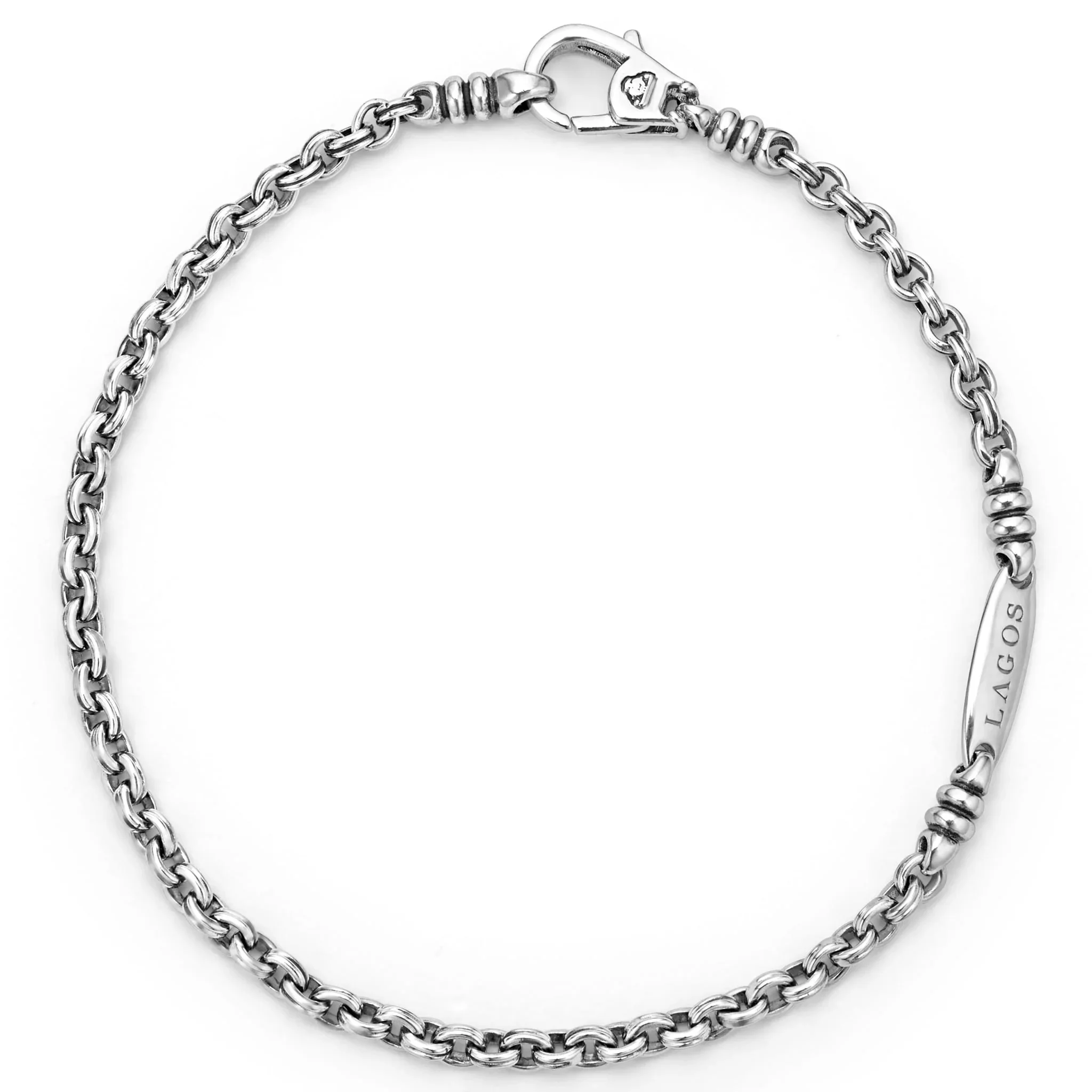 Double Link Chain Bracelet | 3mm - Image 2