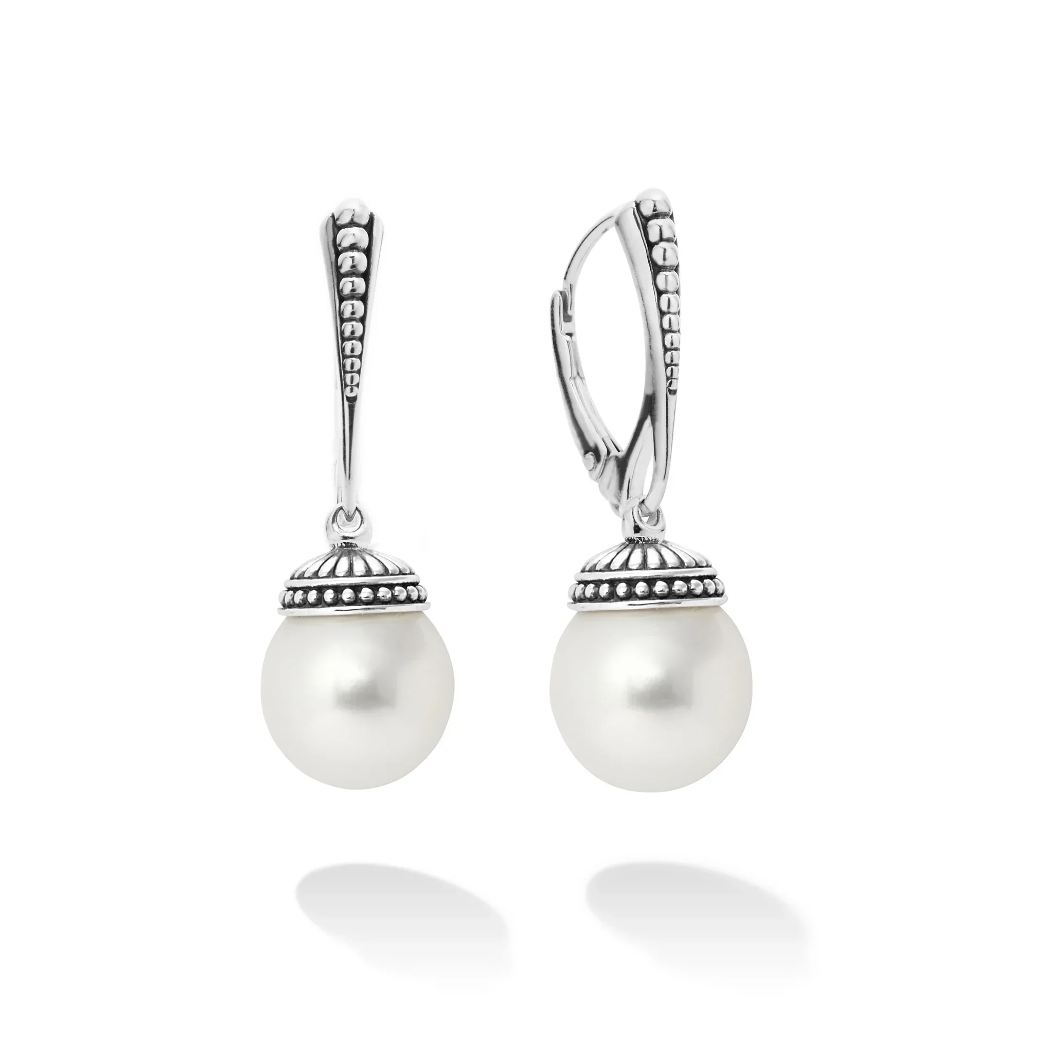 Drop Pearl Earrings - Image 3