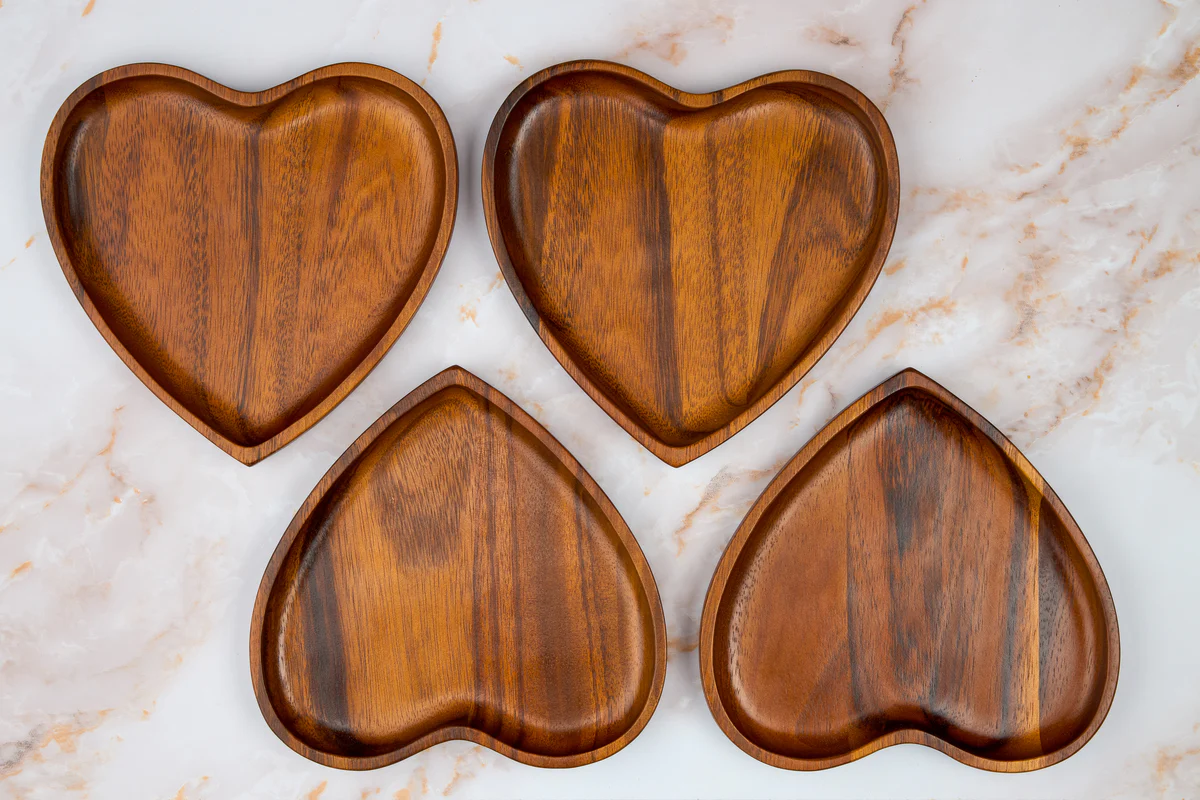 Heart Appetizer Plates (Set of 4) - Image 3