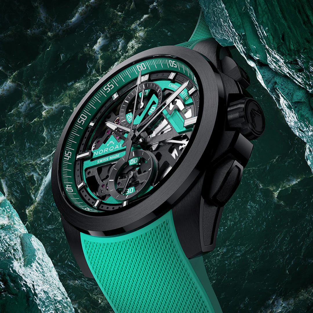 Independence Skeleton Chrono 42MM - Jade - Image 3