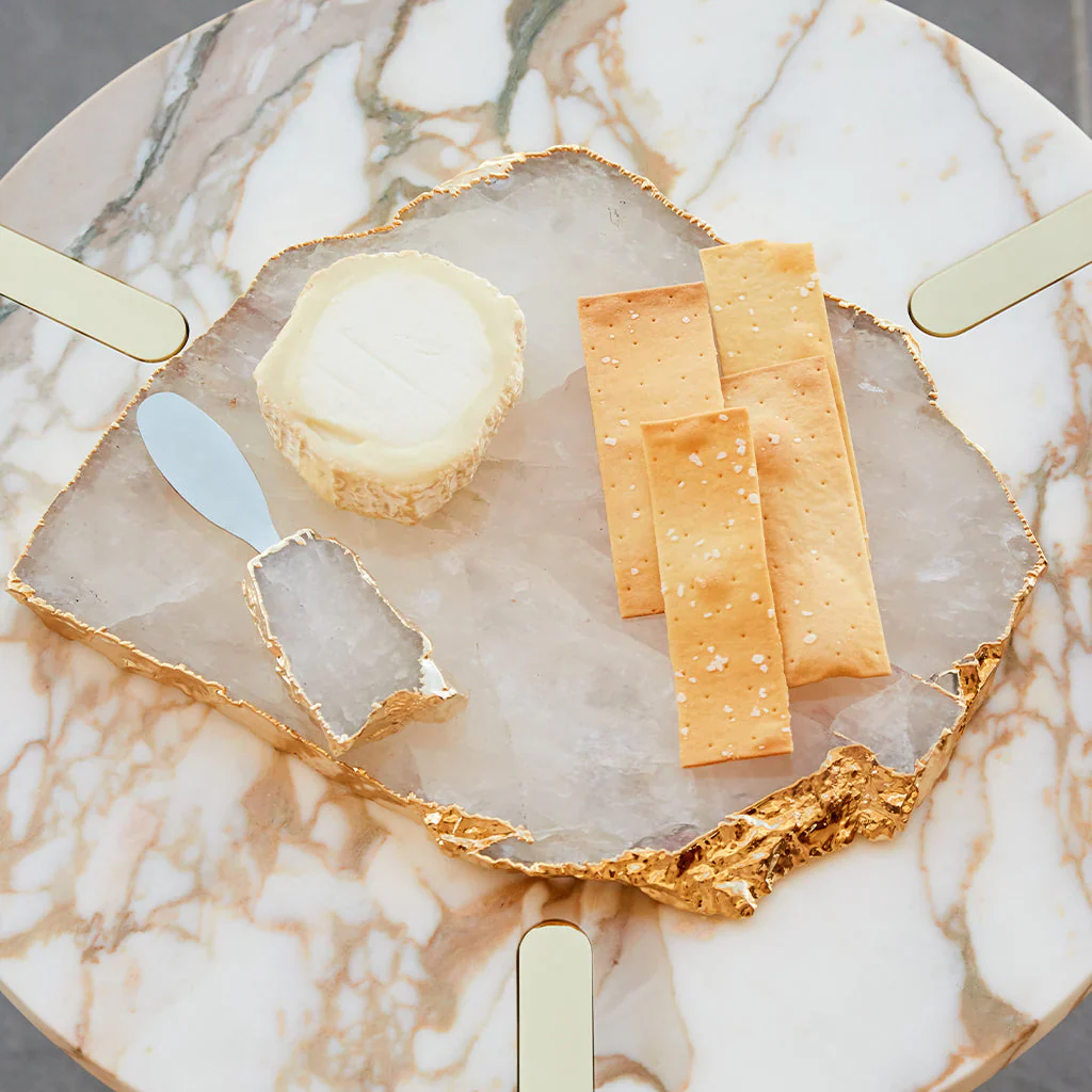Kiva Platter, Crystal & Gold - Image 2