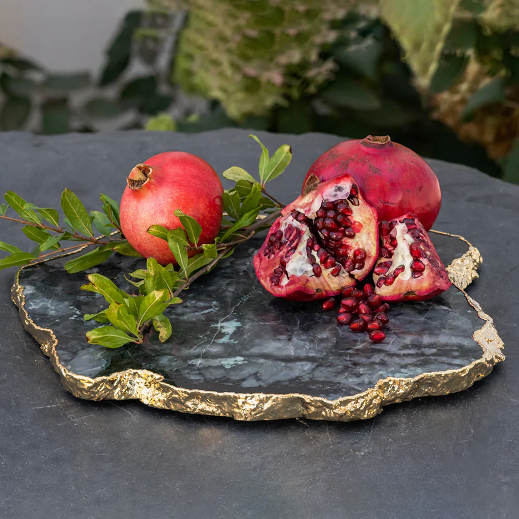 Kiva Platter, Emerald & Gold - Image 3