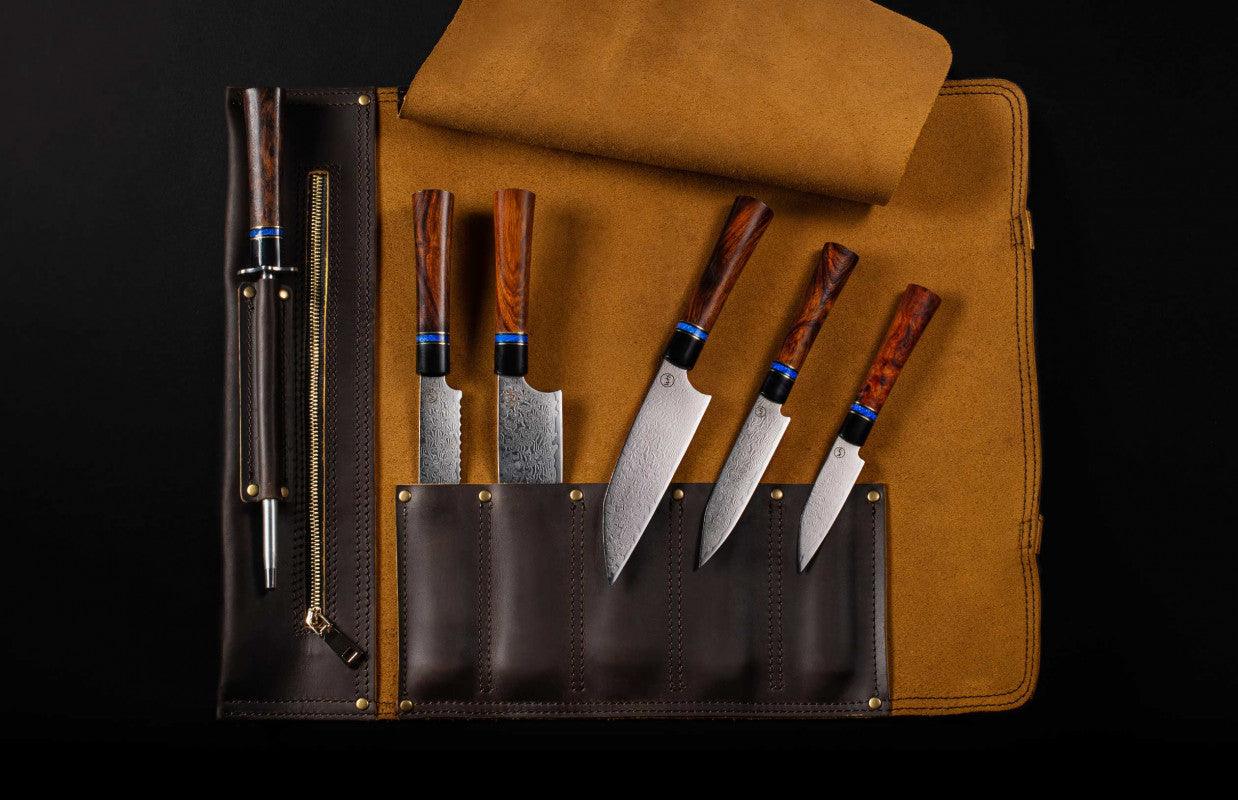 Kultro Gourmet Chef Ironwood Knives - Black Walnut - Image 4