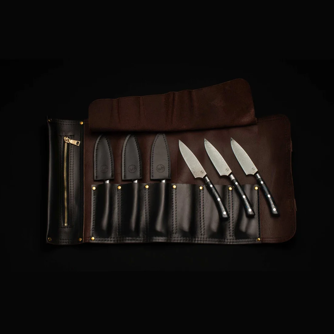 Kultro Pro Orb Steak Knife Set - Black Walnut Display - Image 3