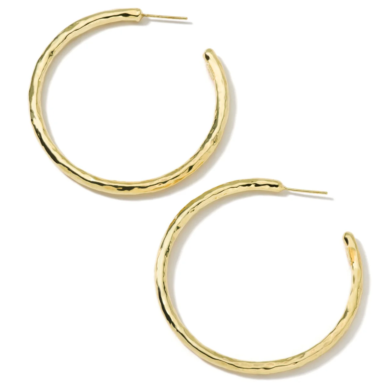 Large Hoop Earrings in 18K Gold - Image 3