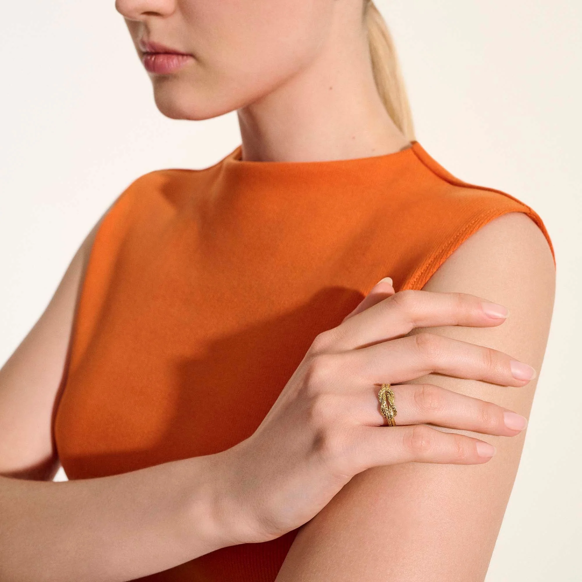 Love Knot Chain Ring - Image 3