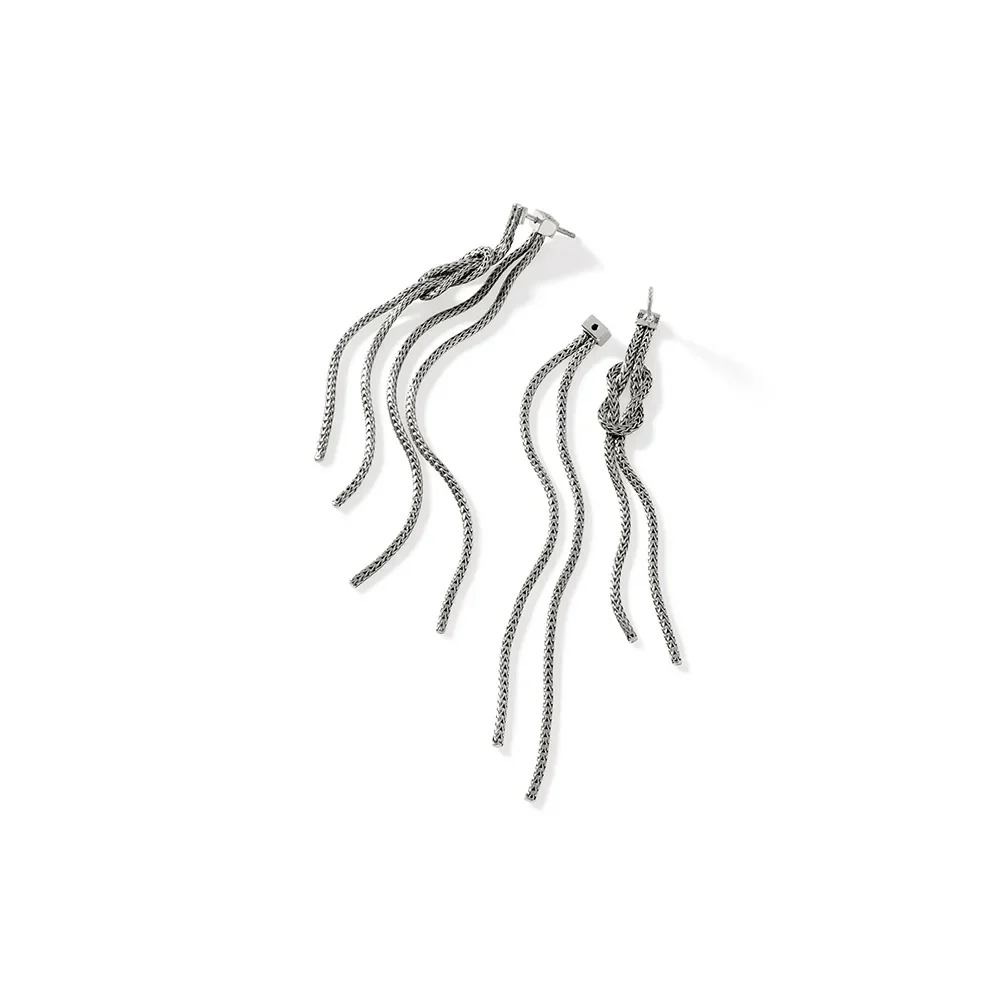 Love Knot Drop Earrings - Image 3