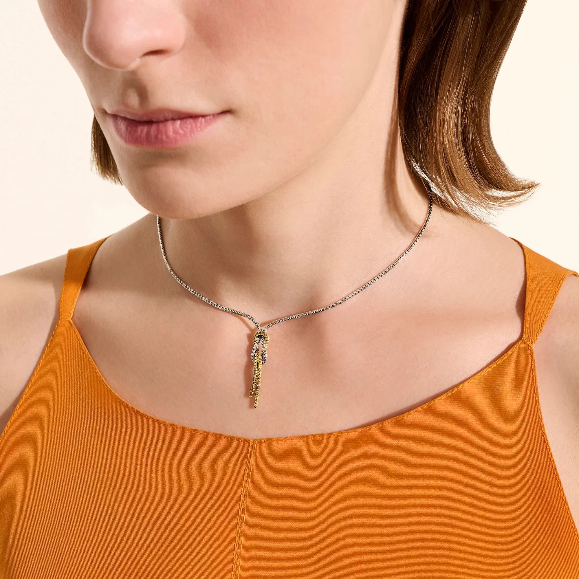 Love Knot Y Necklace - Image 4