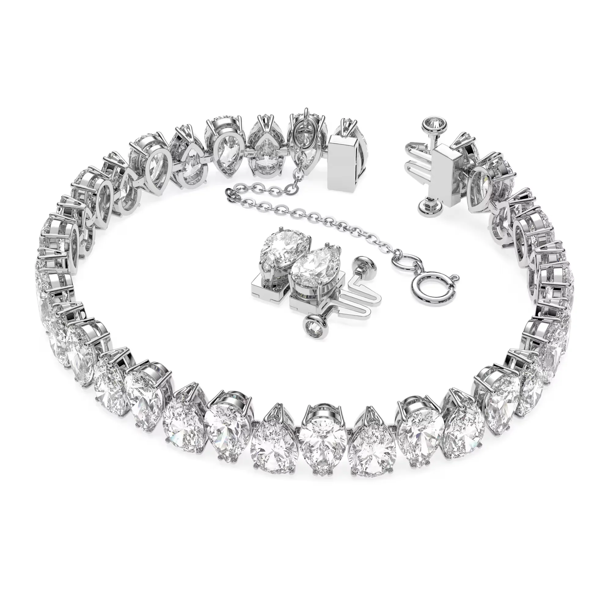 Matrix Tennis Pear Cut Bracelet - Image 2