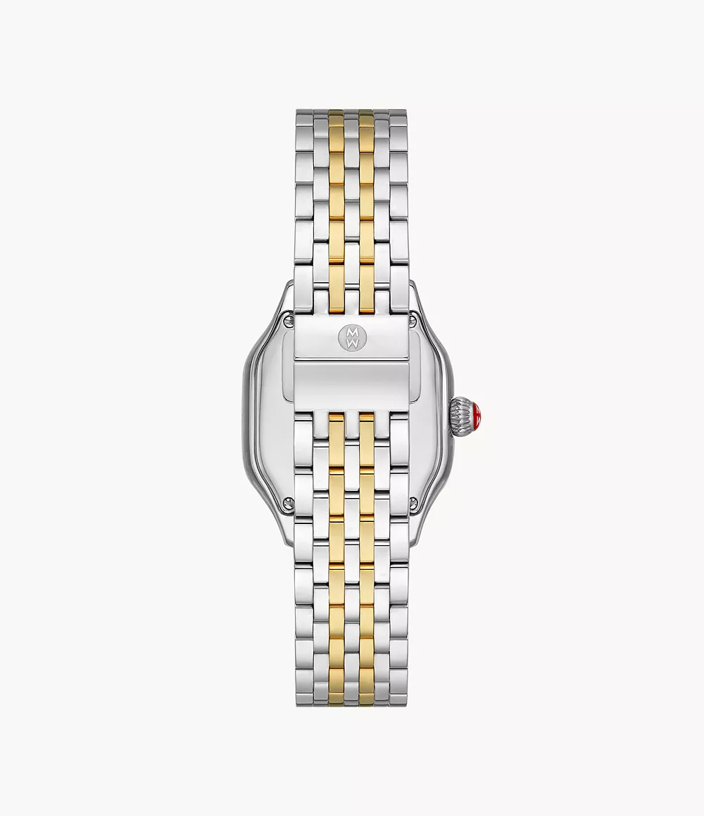 Meggie Two-Tone 18K Gold-Plated Diamond Dial Watch - Image 2