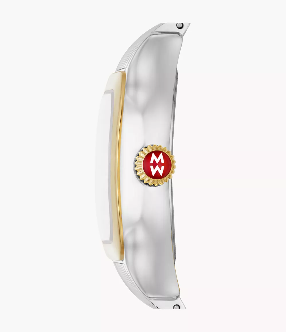 Meggie Two-Tone 18K Gold-Plated Diamond Dial Watch - Image 3