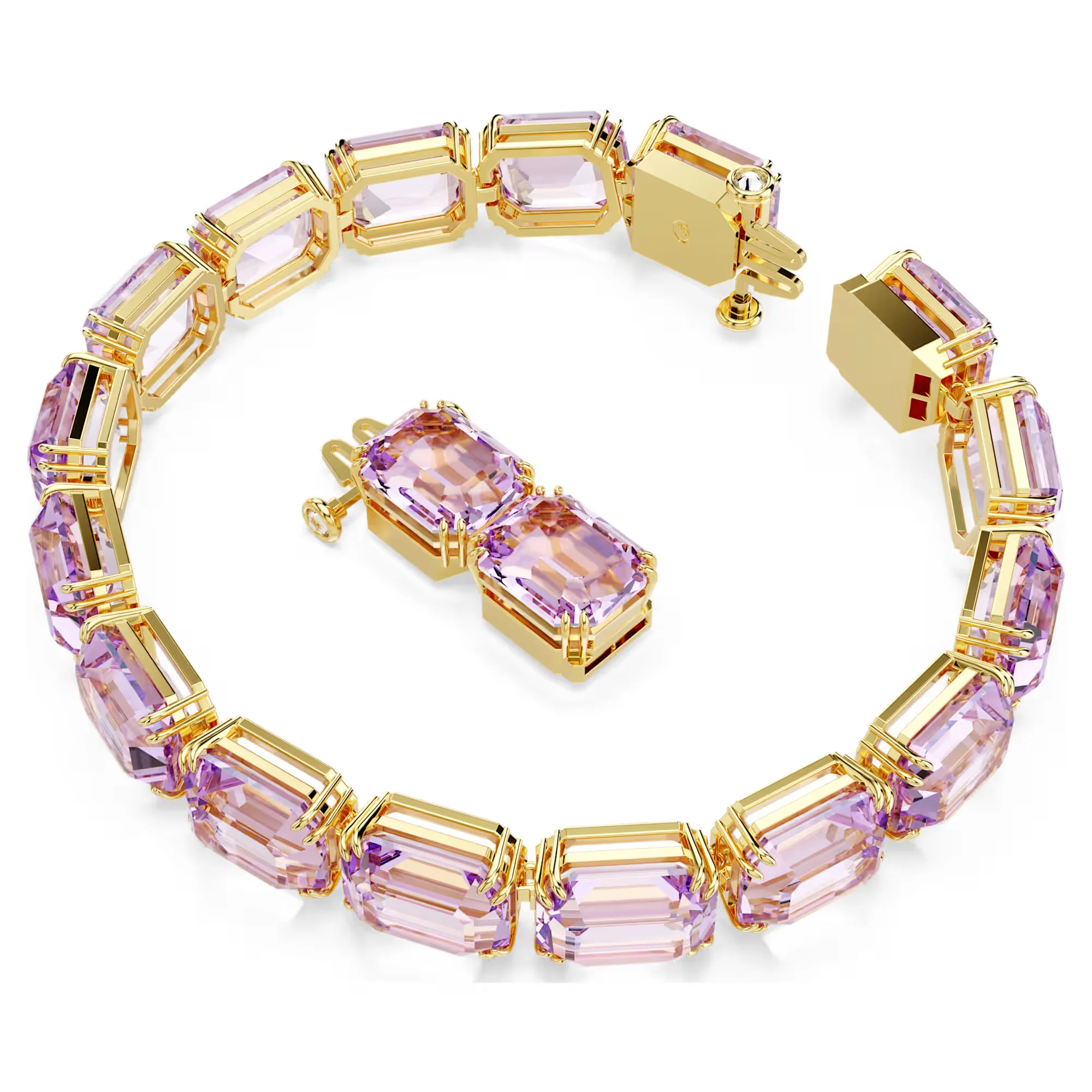 Millenia Octagon Cut Tennis Bracelet - Image 4