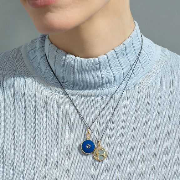 Mini "Capricorn" Enamel Vermeil Charm - Image 2