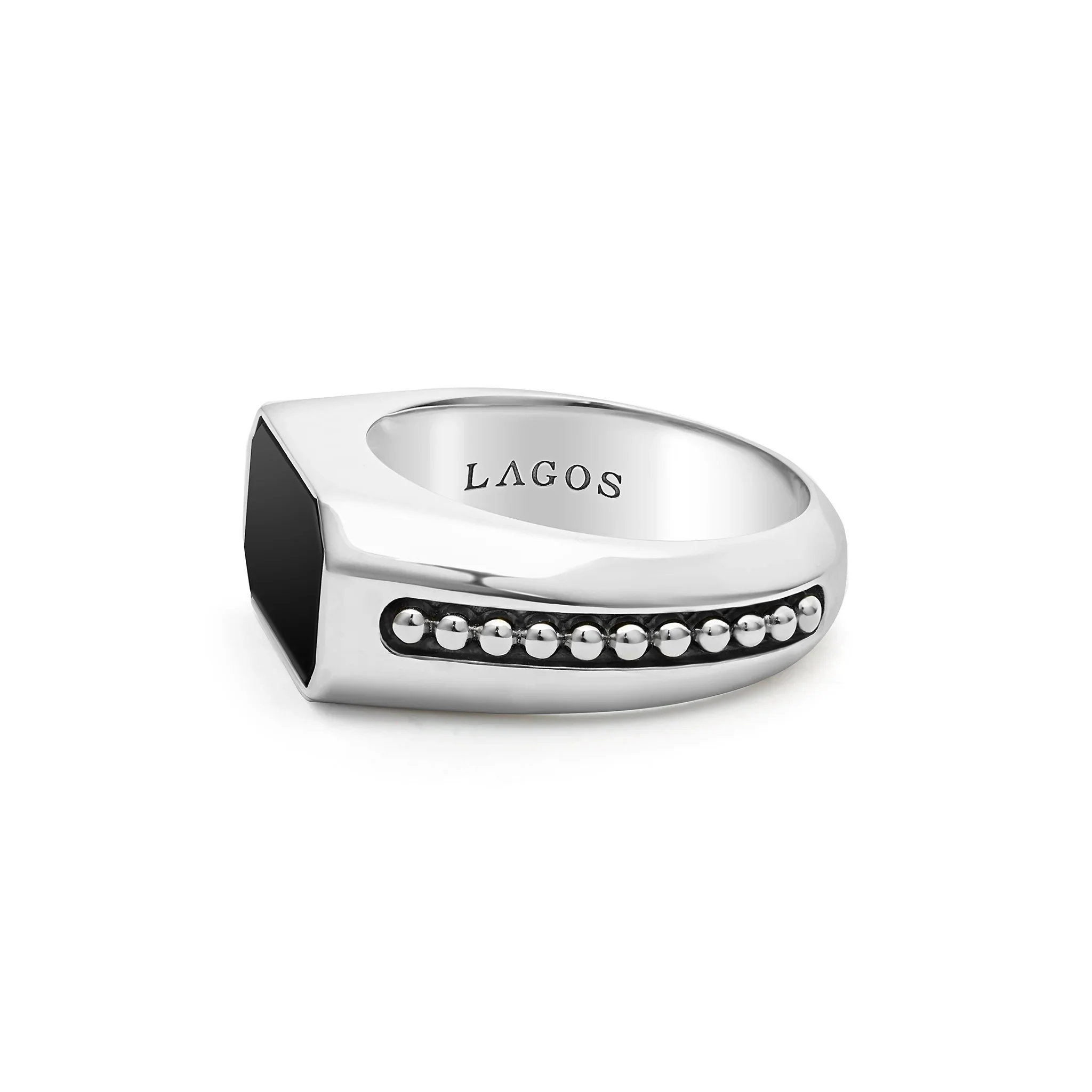 Onyx Octagon Ring - Image 2
